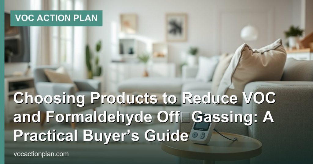 Choosing Products to Reduce VOC and Formaldehyde Off‑Gassing: A Practical Buyer’s Guide