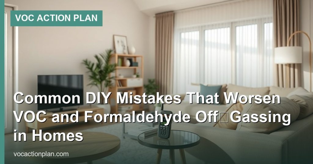 Common DIY Mistakes That Worsen VOC and Formaldehyde Off‑Gassing in Homes