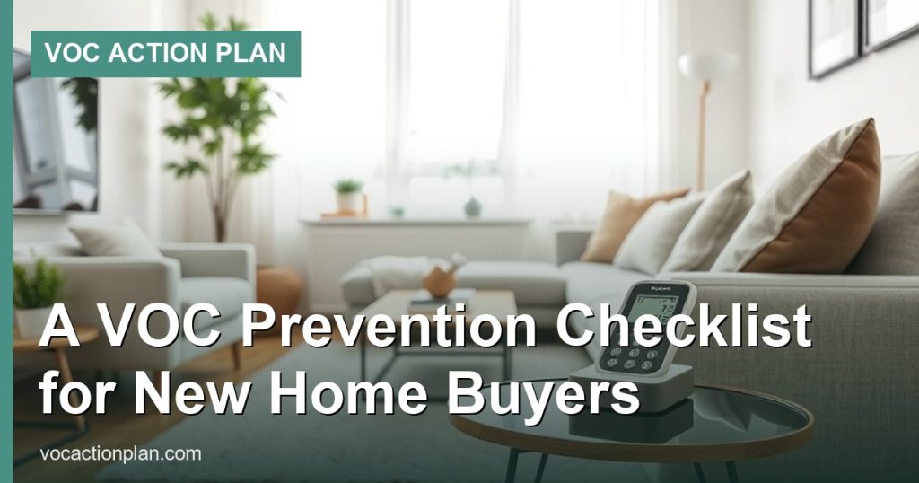 A VOC Prevention Checklist for New Home Buyers
