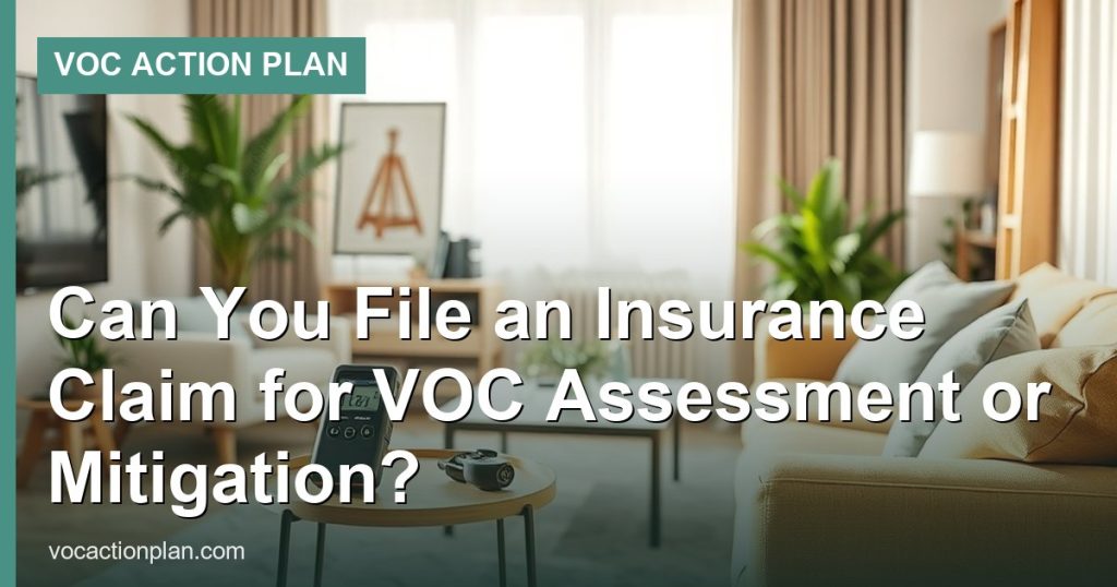 Can You File an Insurance Claim for VOC Assessment or Mitigation?