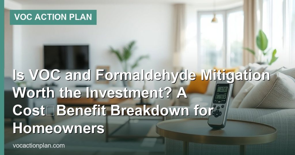 Is VOC and Formaldehyde Mitigation Worth the Investment? A Cost‑Benefit Breakdown for Homeowners