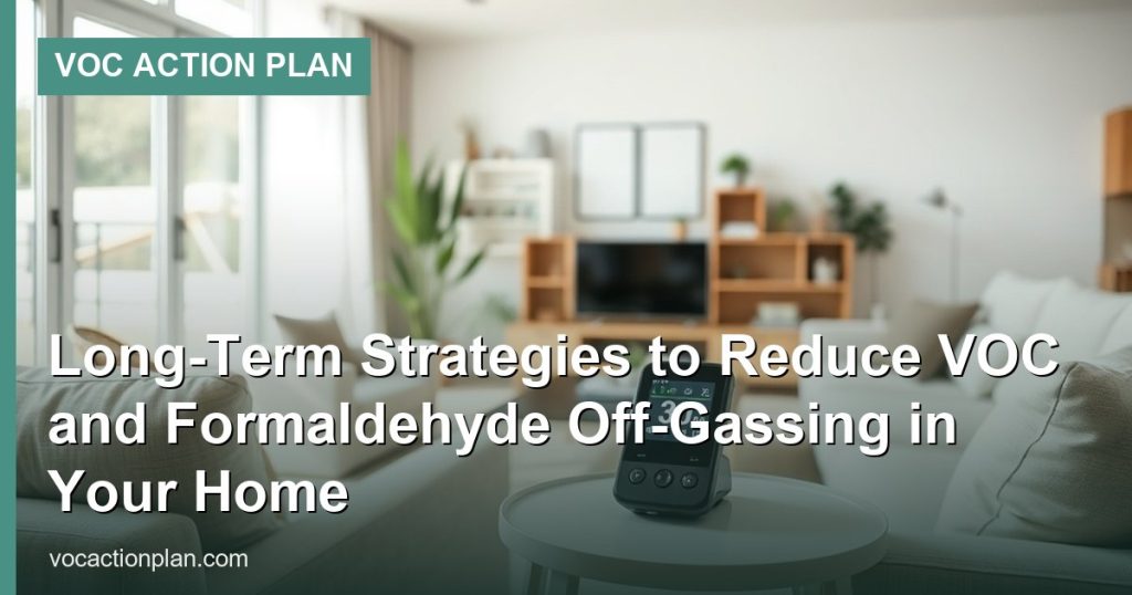 Long-Term Strategies to Reduce VOC and Formaldehyde Off-Gassing in Your Home