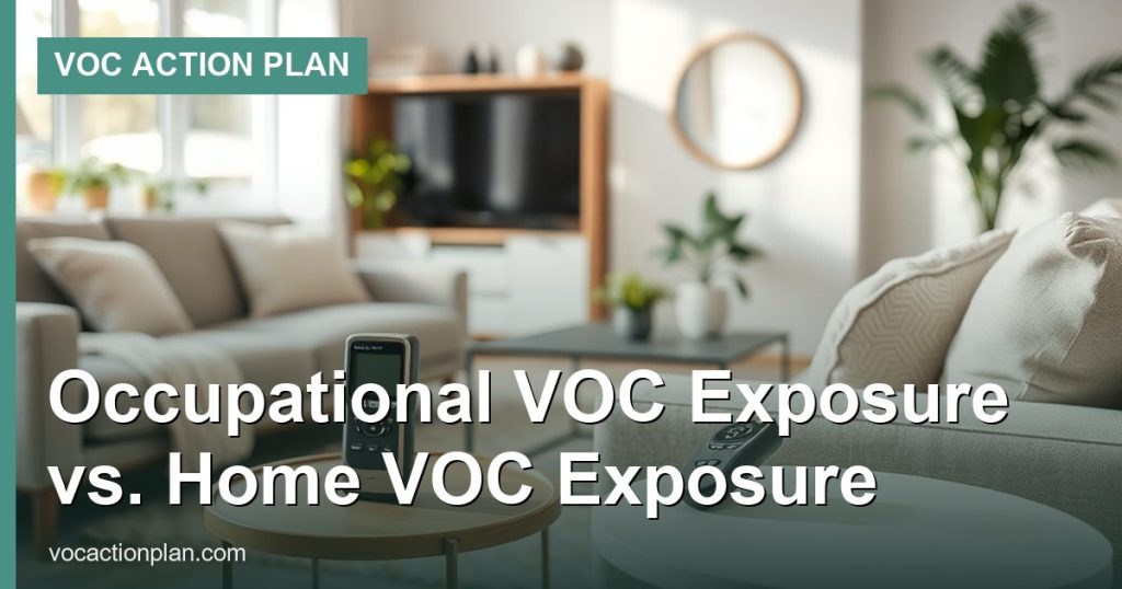 Occupational VOC Exposure vs. Home VOC Exposure