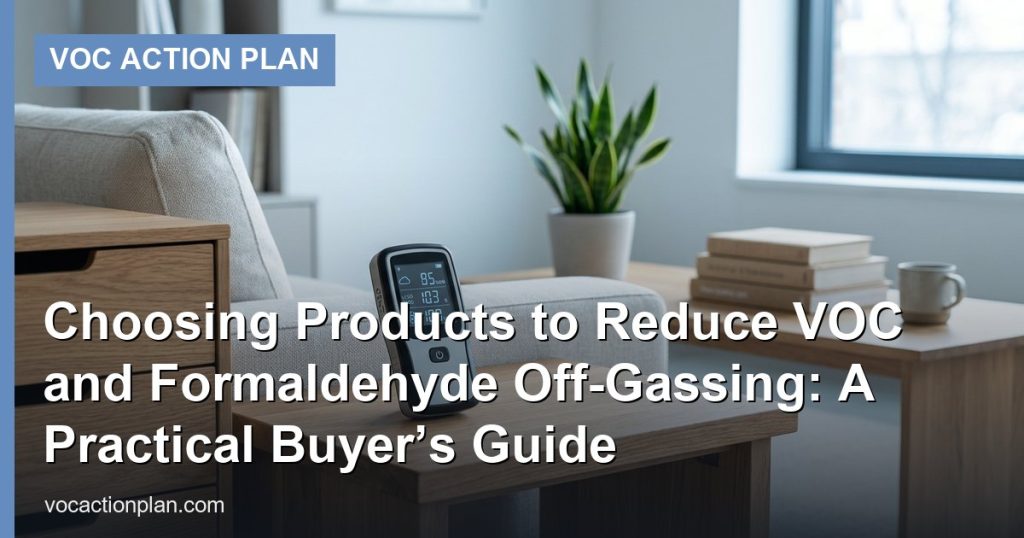 Choosing Products to Reduce VOC and Formaldehyde Off‑Gassing: A Practical Buyer’s Guide - VOC Action Plan
