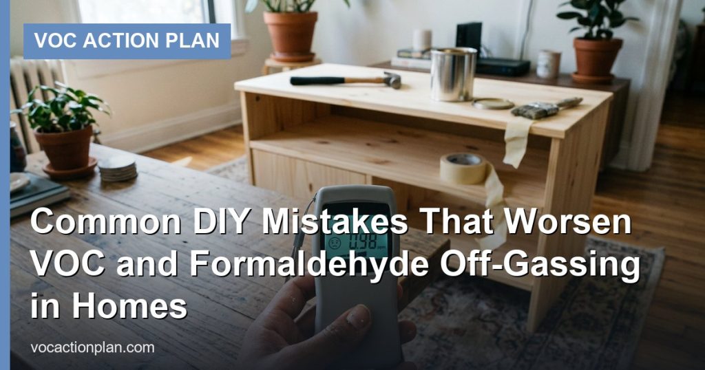 Common DIY Mistakes That Worsen VOC and Formaldehyde Off‑Gassing in Homes - VOC Action Plan