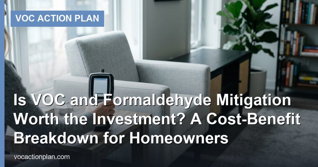 Is VOC and Formaldehyde Mitigation Worth the Investment? A Cost‑Benefit Breakdown for Homeowners - VOC Action Plan